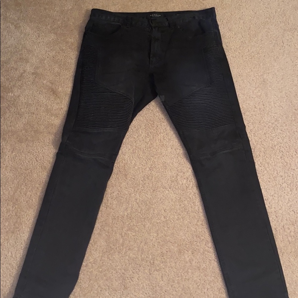 Pacsun biker jeans stacked skinny fit